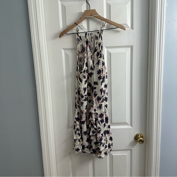 Free People Dress Mini Fairy Boho Floral Summer White Dainty Flowy Beach Medium - Picture 4 of 8